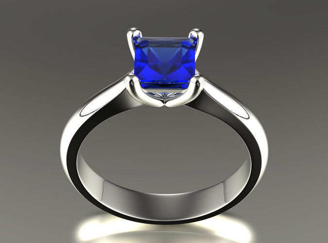 Engagement ring 0067 3D print model_7