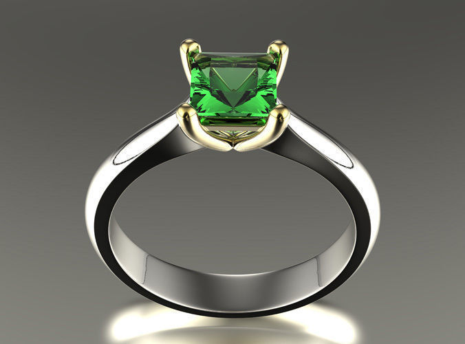Engagement ring 0067 3D print model_8