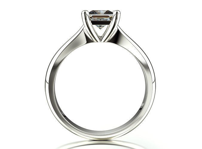 Engagement ring 0067 3D print model_4