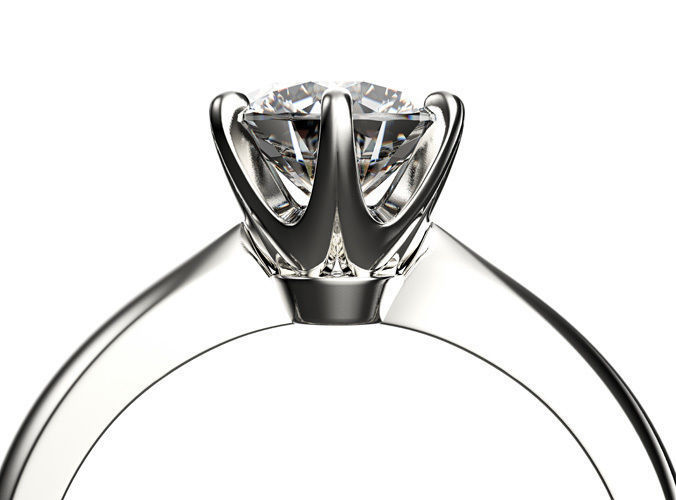 Engagement ring set 0068 3D print model_2
