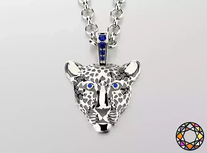 Light leopard pendant 0076 v1