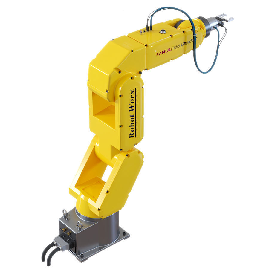 Fanuc Robotic Arm Manipulator 3D model_6