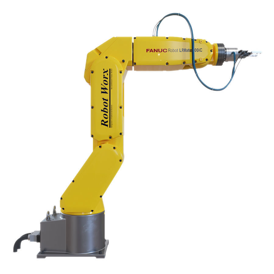 Fanuc Robotic Arm Manipulator 3D model_8