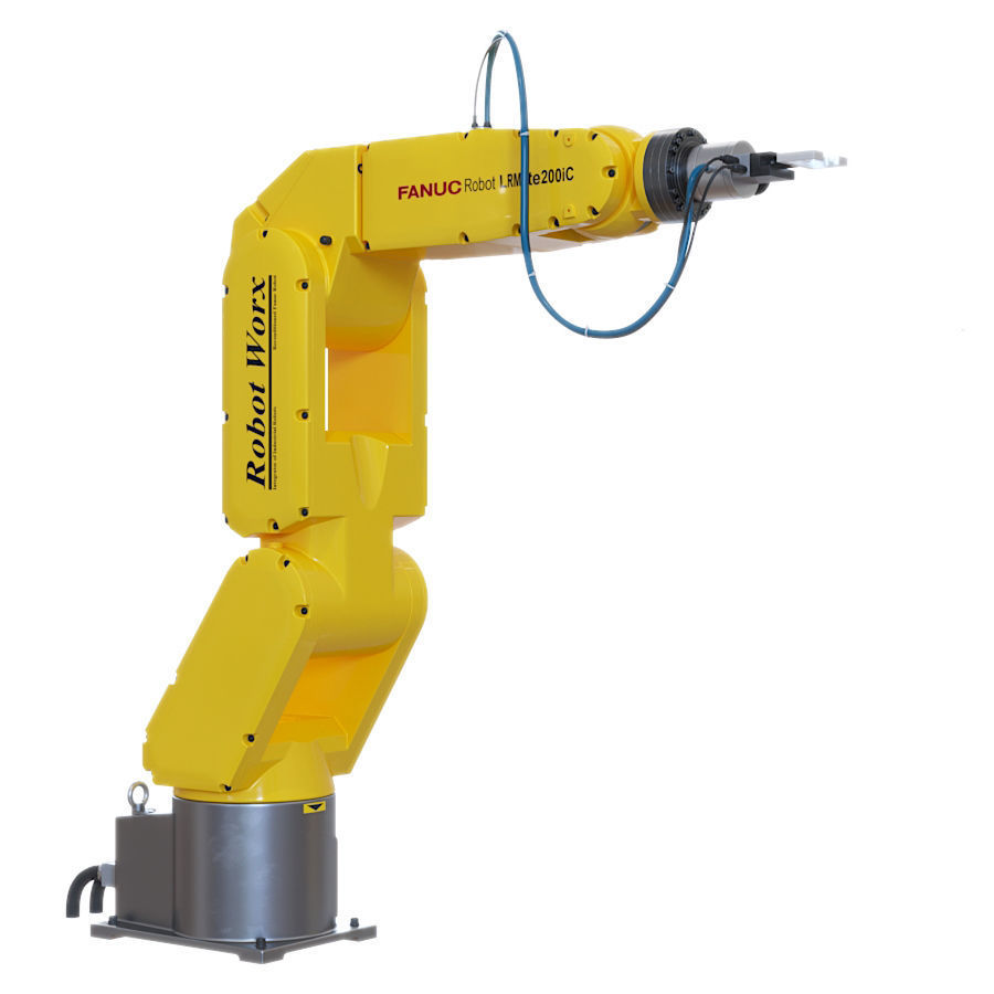 Fanuc Robotic Arm Manipulator 3D model_4