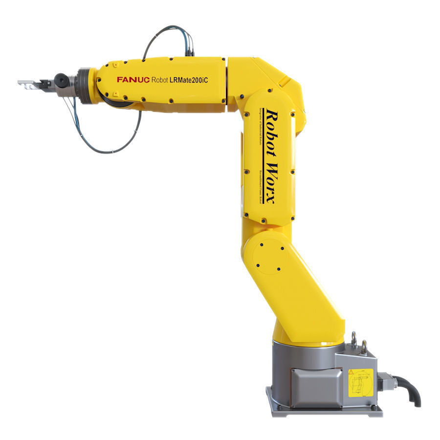 Fanuc Robotic Arm Manipulator 3D model_9