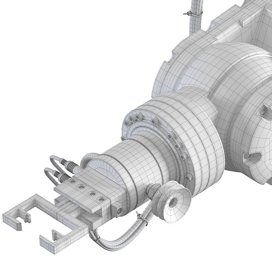 Fanuc Robotic Arm Manipulator 3D model_11