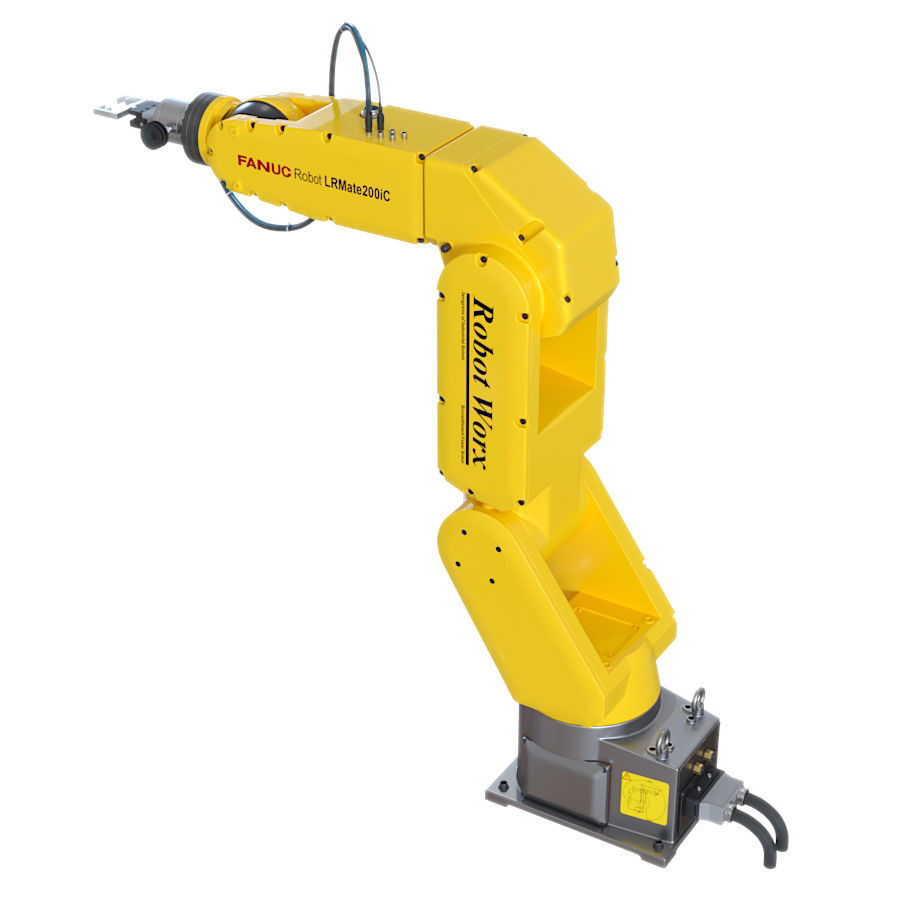 Fanuc Robotic Arm Manipulator 3D model_7
