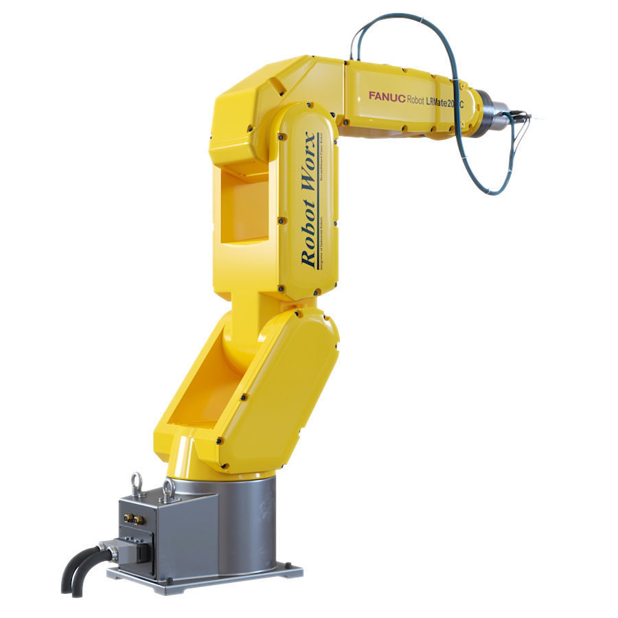 Fanuc Robotic Arm Manipulator 3D model_5