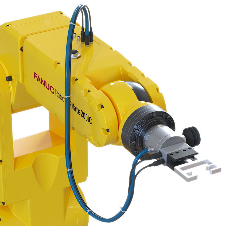 Fanuc Robotic Arm Manipulator 3D model_3