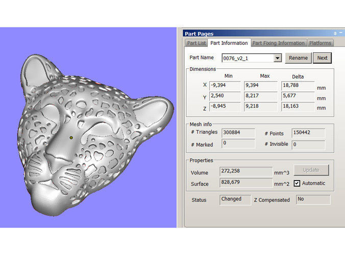 Light leopard pendant with enamel 0076 v2 3D print model_10