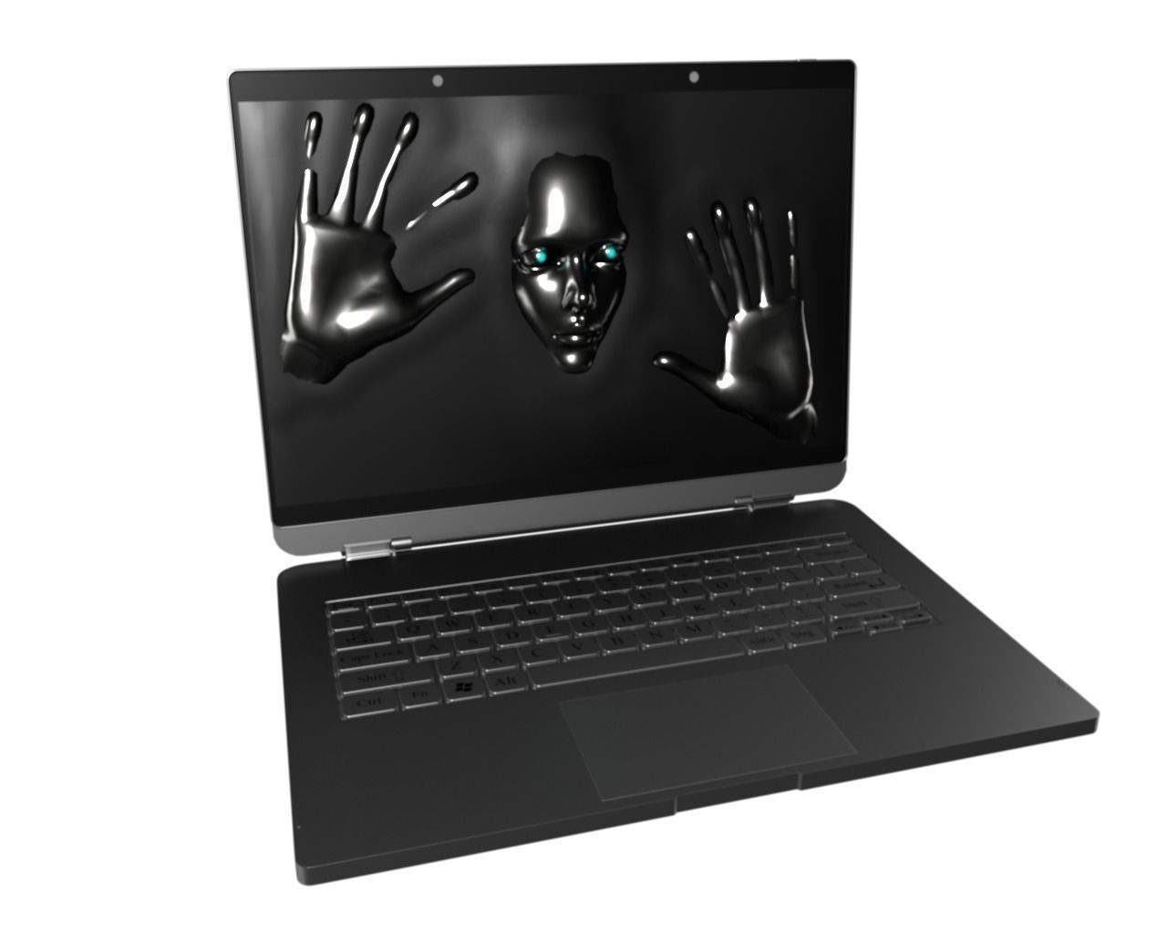 Living in a Digital World v2 3D model_2