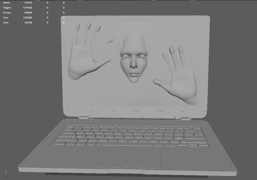 Living in a Digital World v2 3D model_3