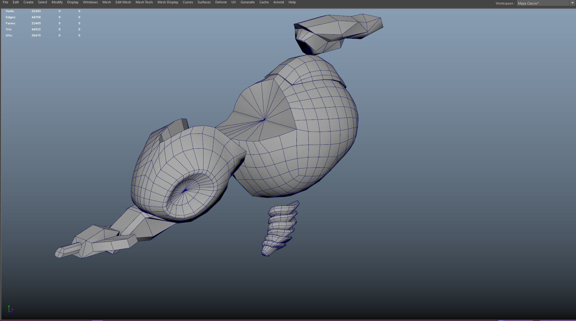 Space fighter collection - PBR  - VR Low-poly 3D model_21