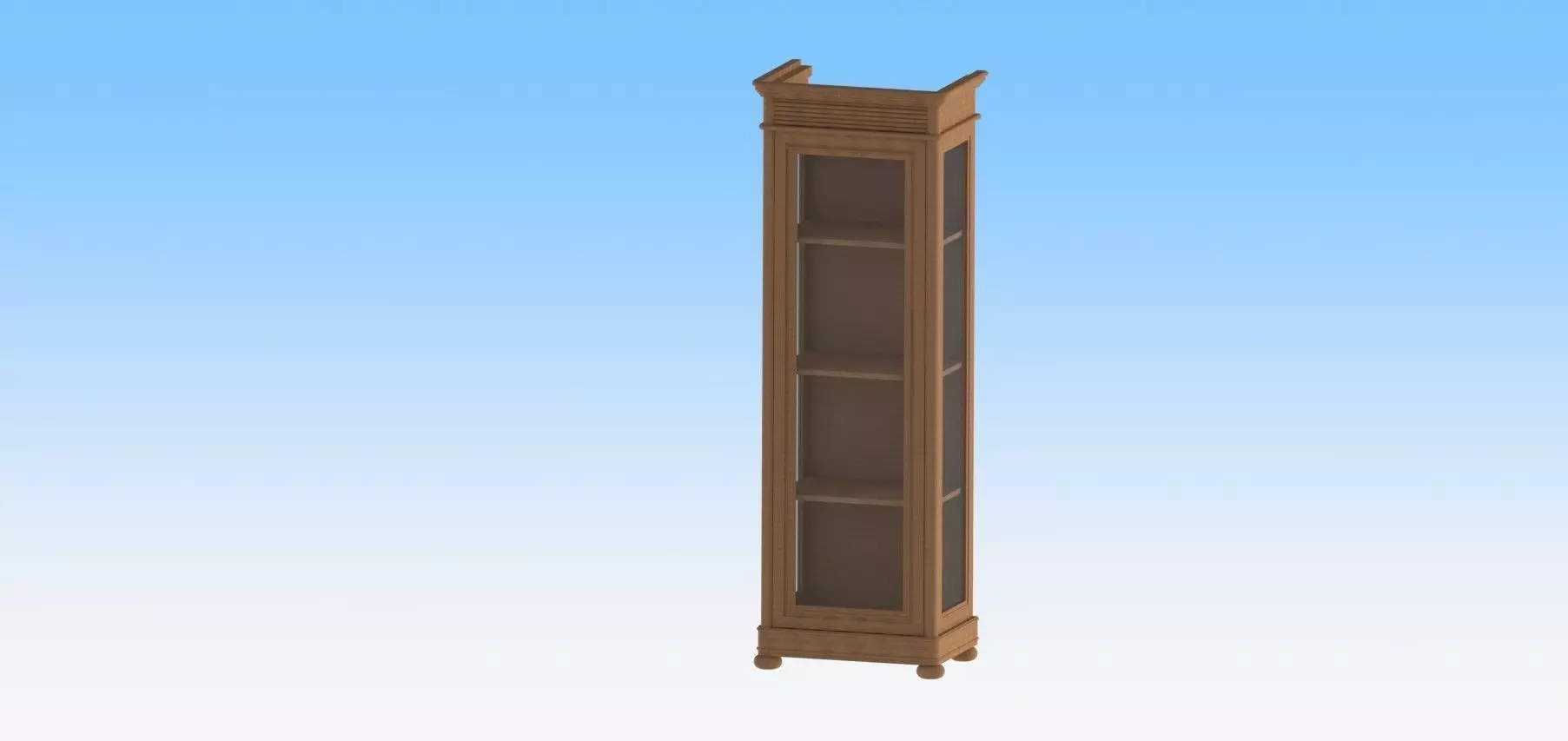 cabinet 1 door Free 3D model