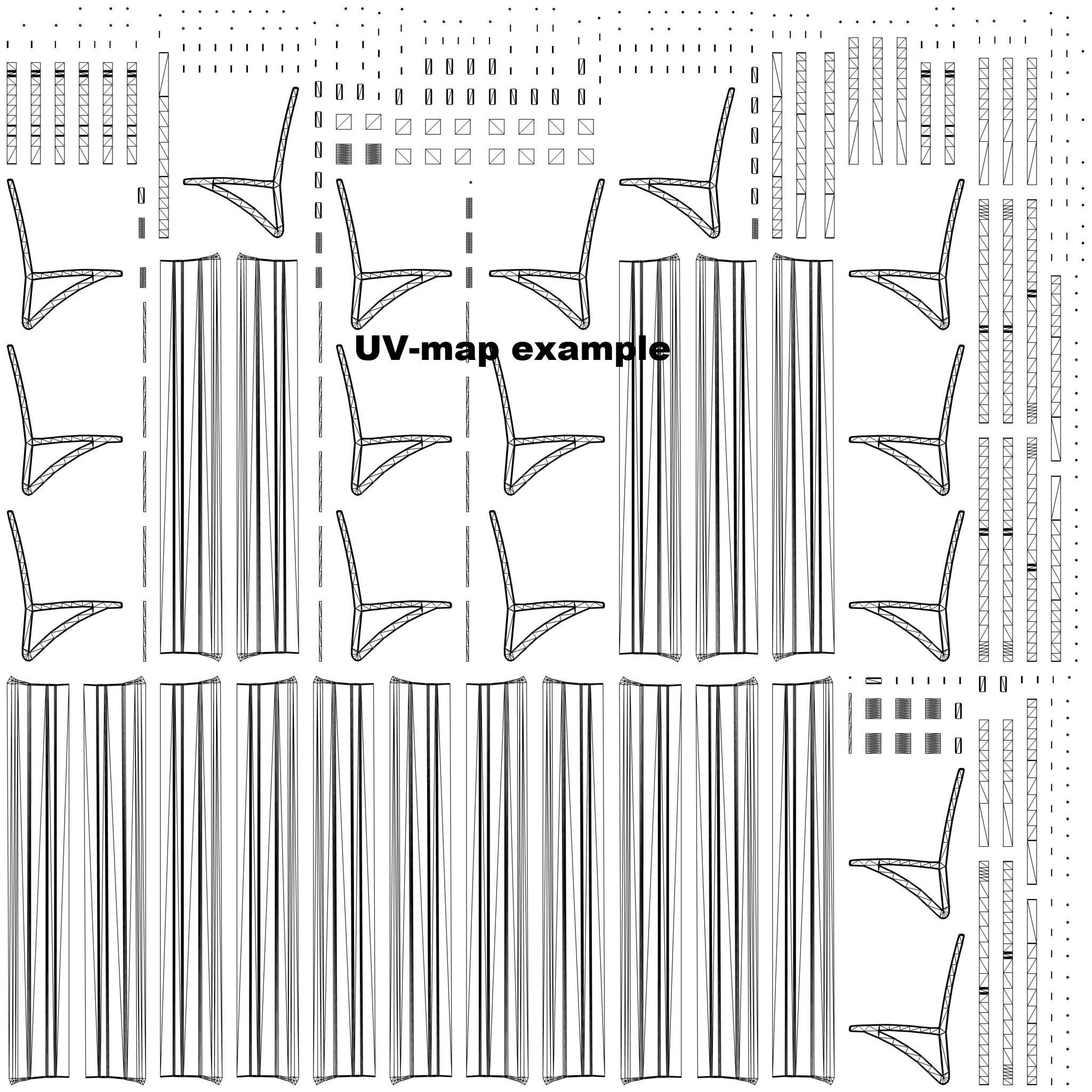Bus station with trashcan PBR 3D model_13