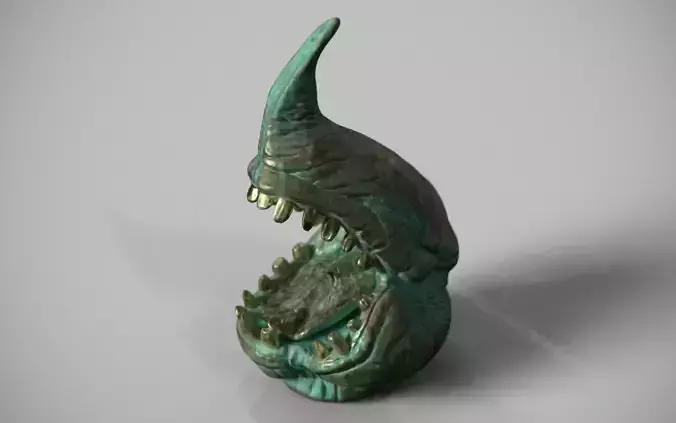 Behelit Abstract  Low-poly 3D model