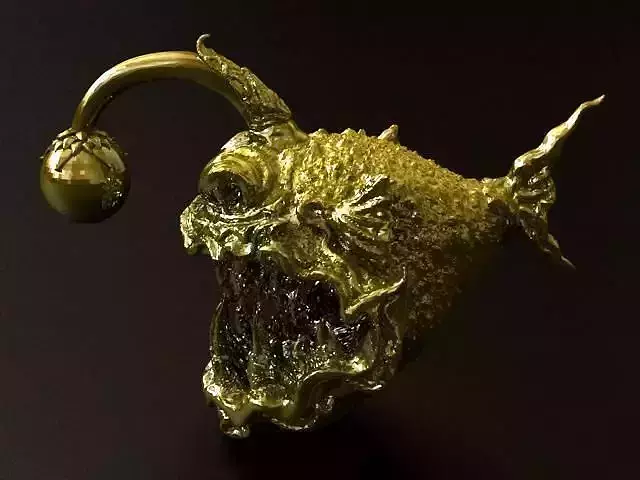 Angler Fish 3D print model