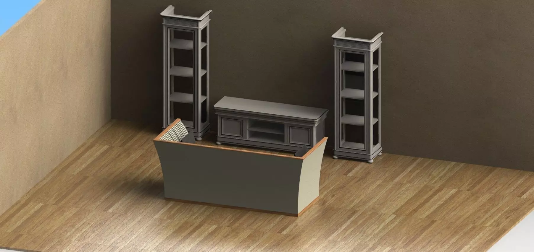 small livingroom Free 3D model