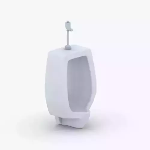 1616 - Urinal Low-poly 3D model