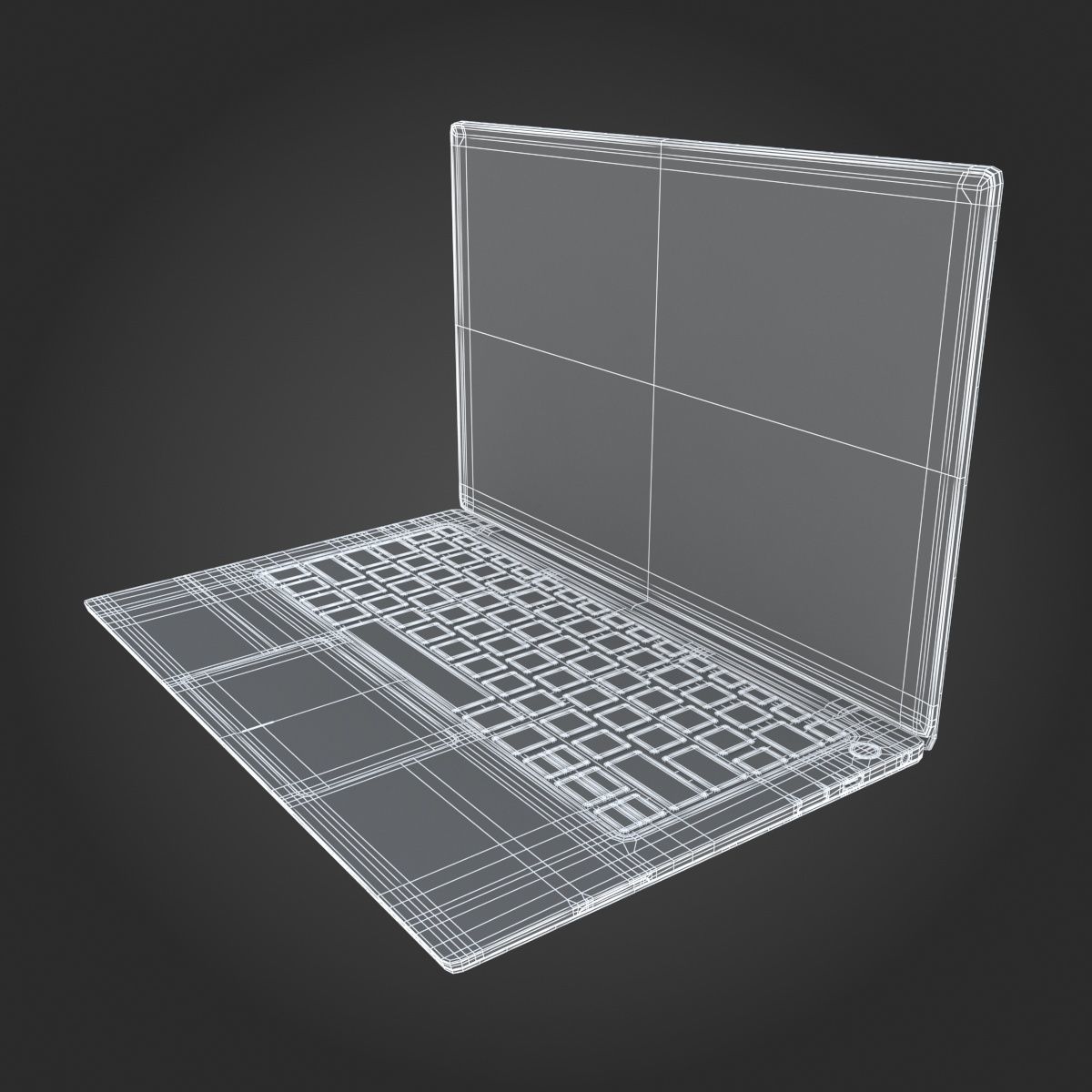 DELL XPS 13 2018 Black 3D model_17