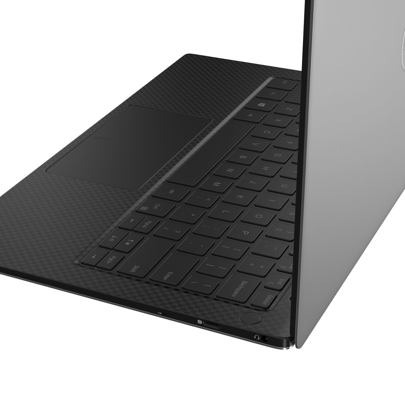 DELL XPS 13 2018 Black 3D model_11