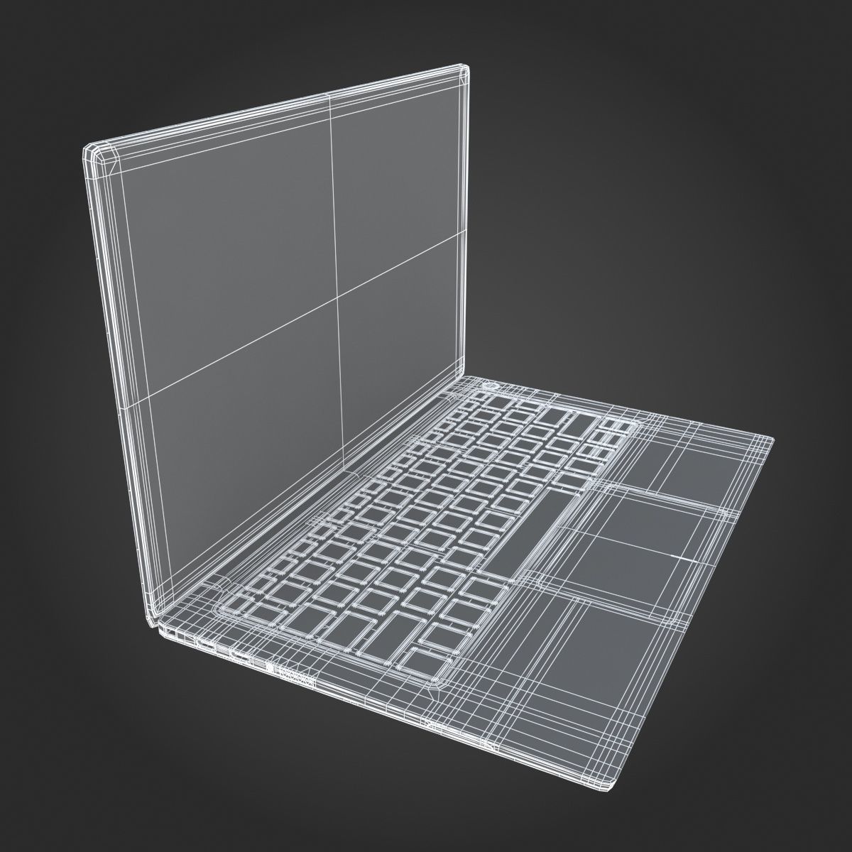 DELL XPS 13 2018 Black 3D model_21