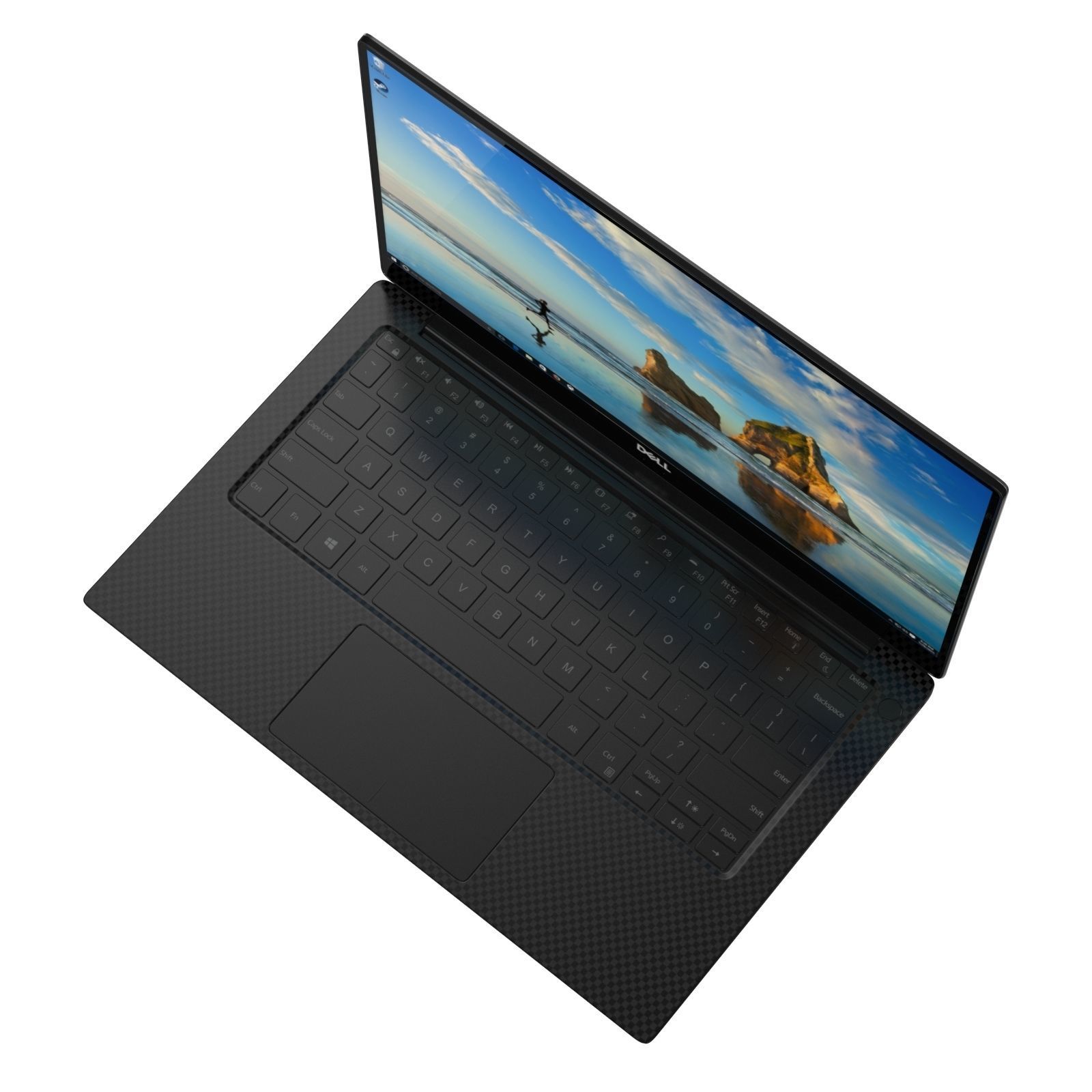 DELL XPS 13 2018 Black 3D model_10