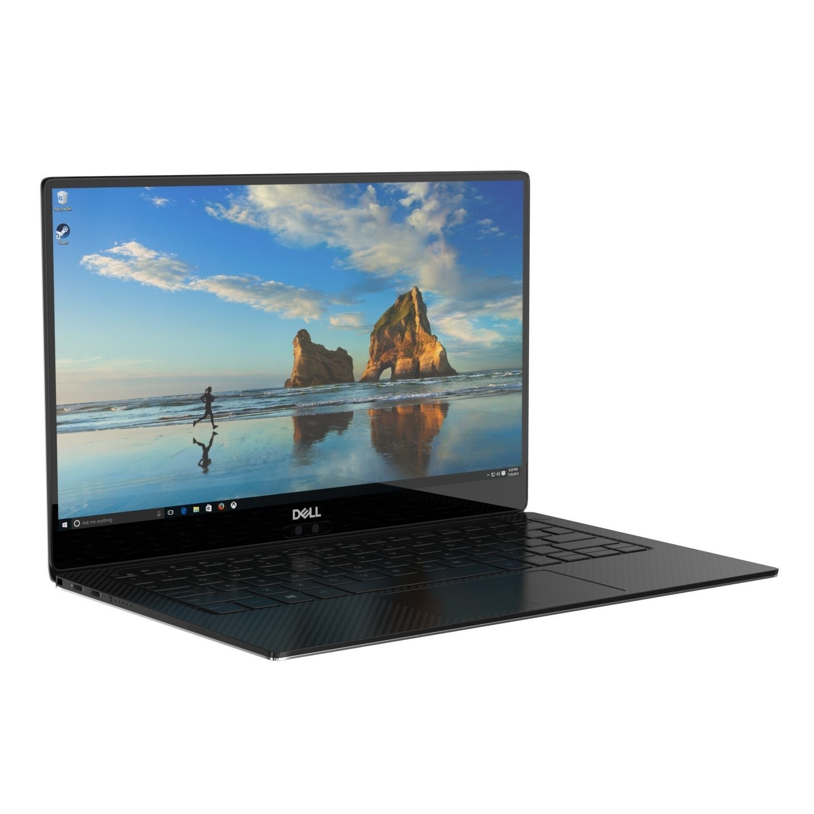 DELL XPS 13 2018 Black 3D model_4