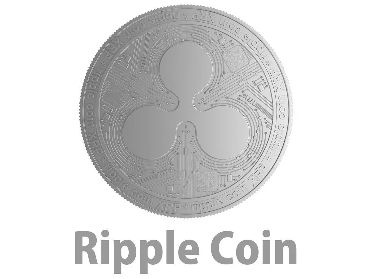 Ripple Coin 3D model_0