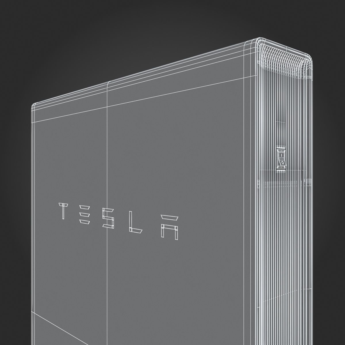 Tesla Powerwall 3D model_15
