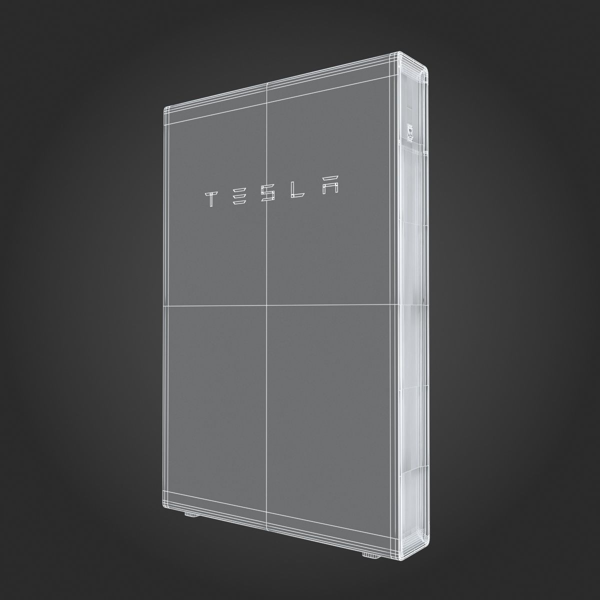 Tesla Powerwall 3D model_13