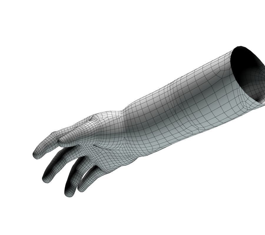 Child hand 3D model_25