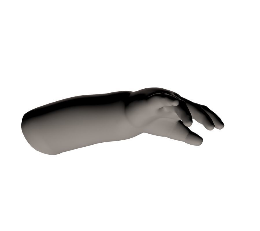Child hand 3D model_19