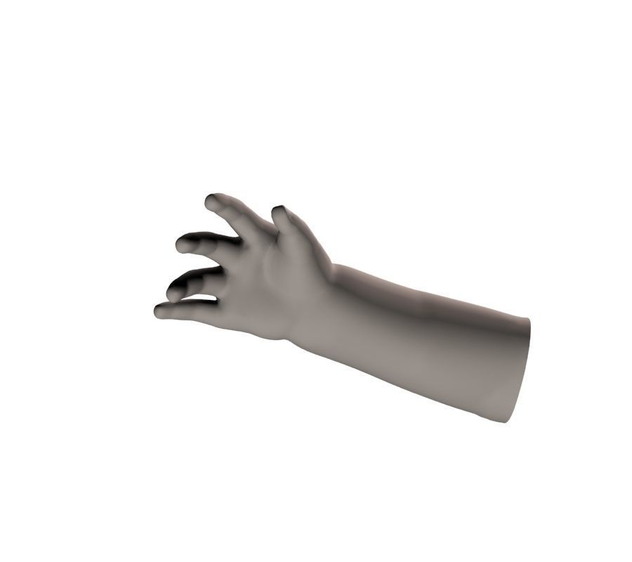 Child hand 3D model_18