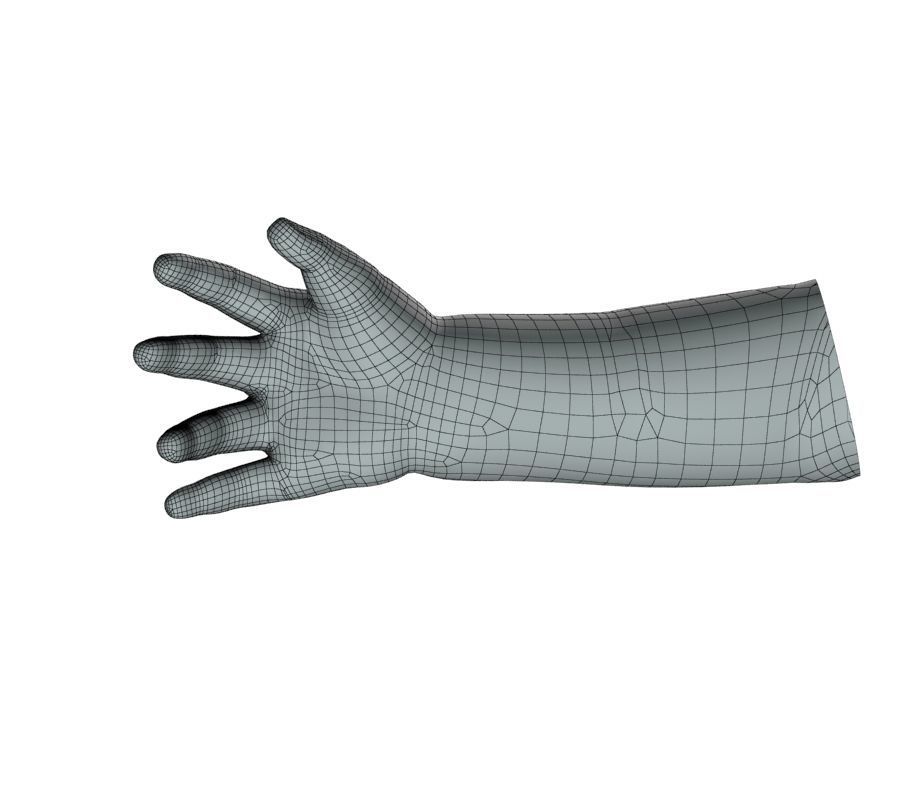 Child hand 3D model_28