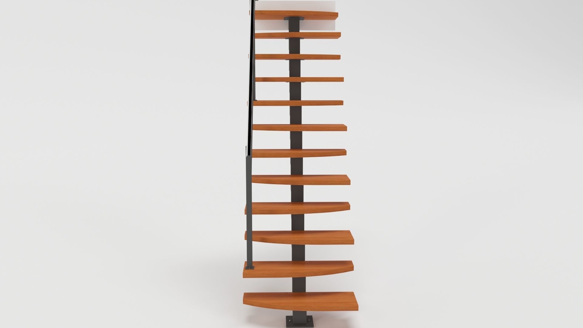 Steep stairs 3D model_1