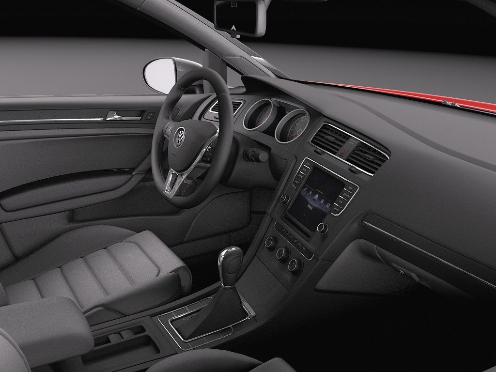 Volkswagen Golf Alltrack 2015 3D model_8