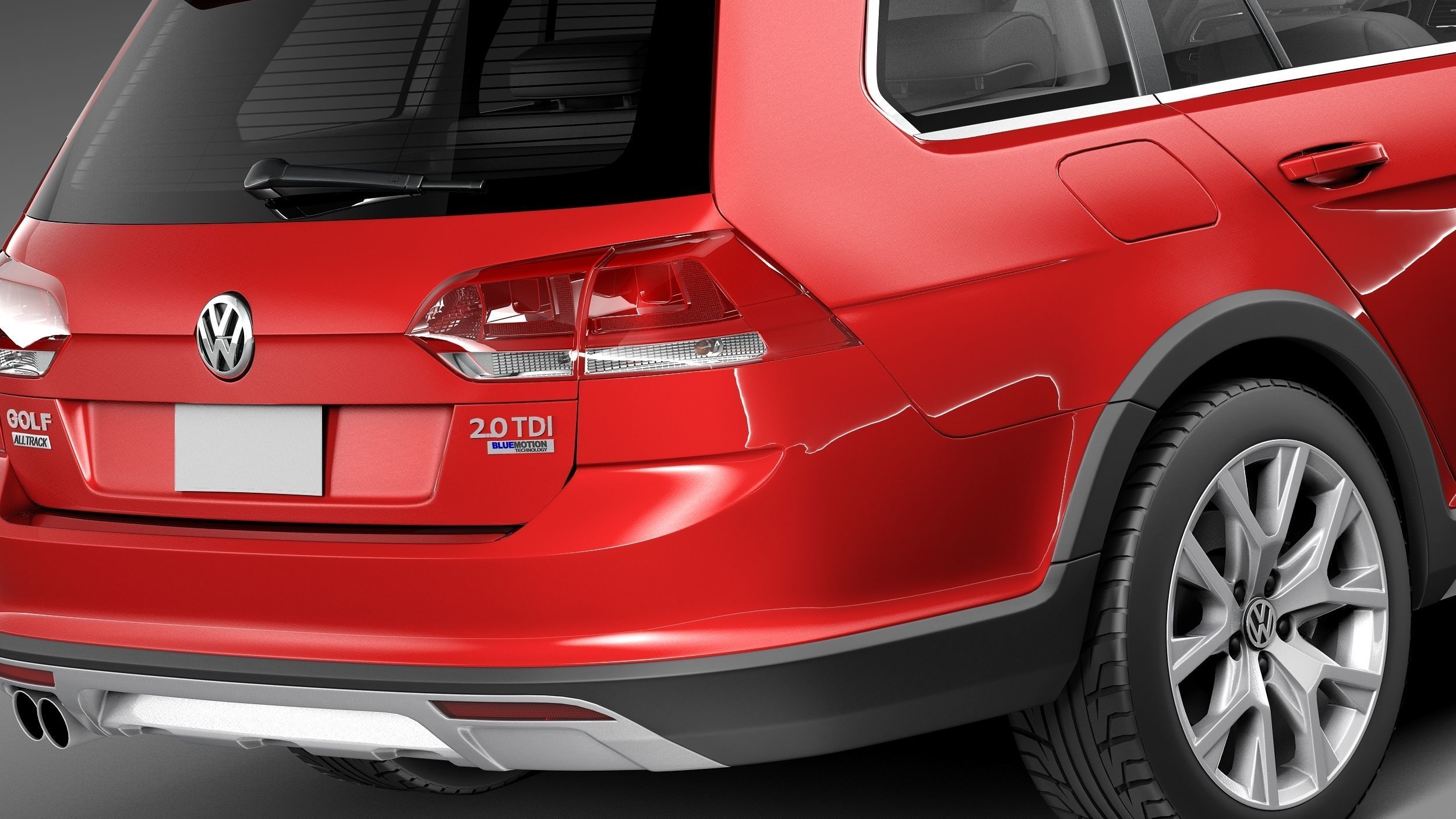 Volkswagen Golf Alltrack 2015 3D model_3
