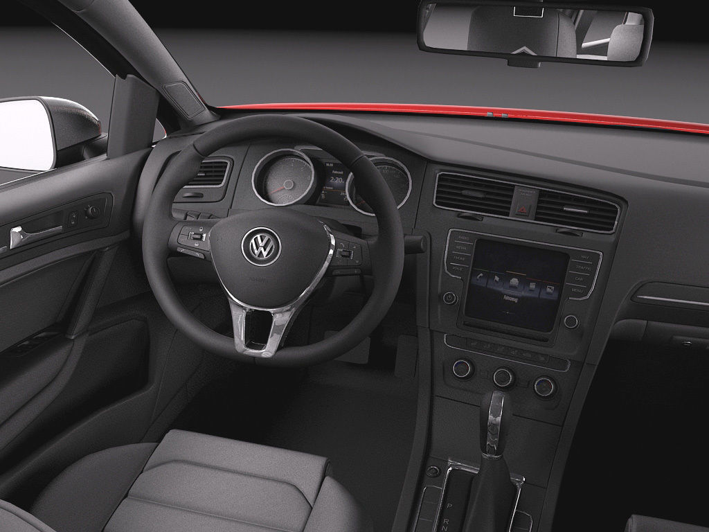 Volkswagen Golf Alltrack 2015 3D model_9