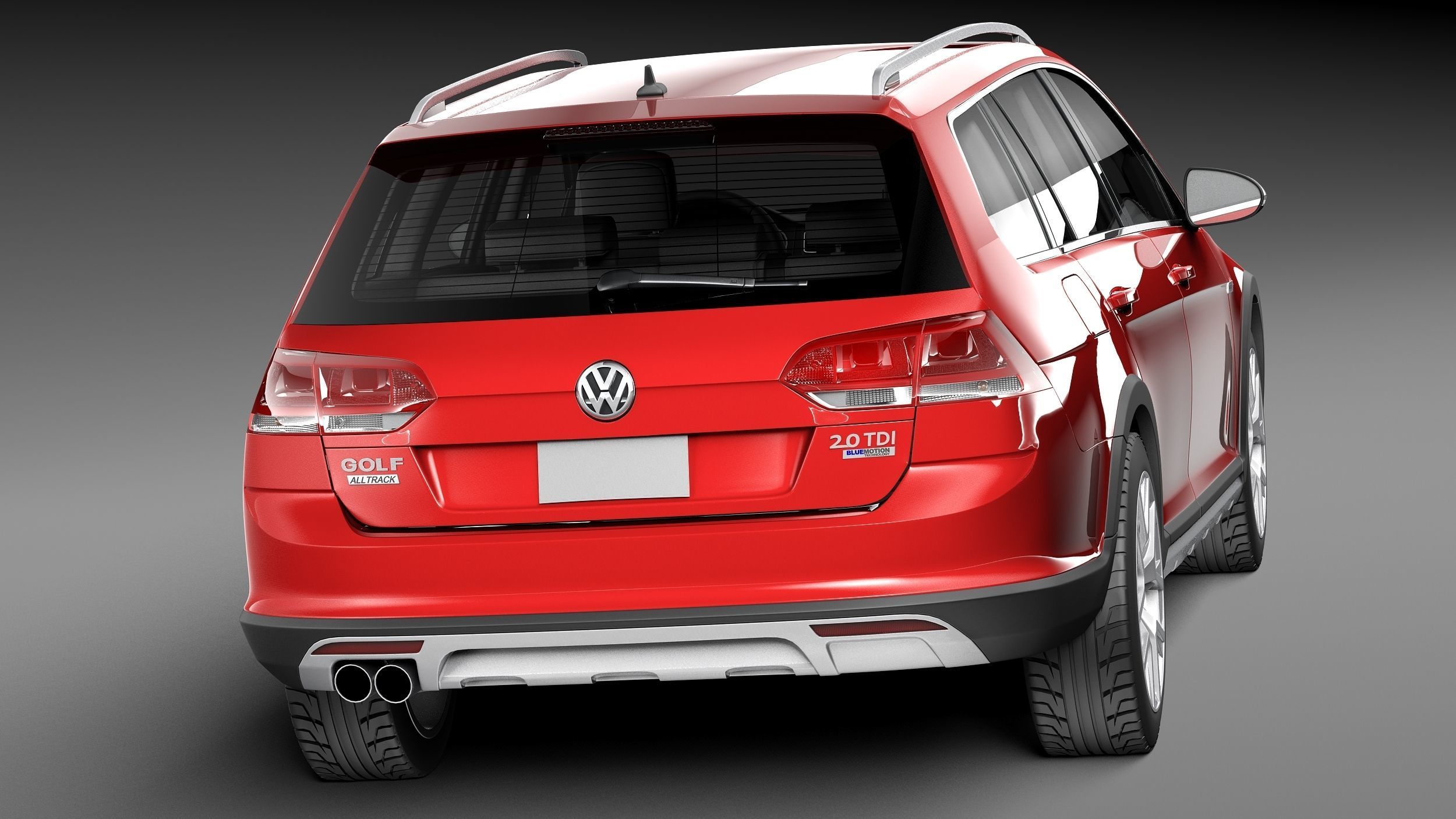 Volkswagen Golf Alltrack 2015 3D model_5