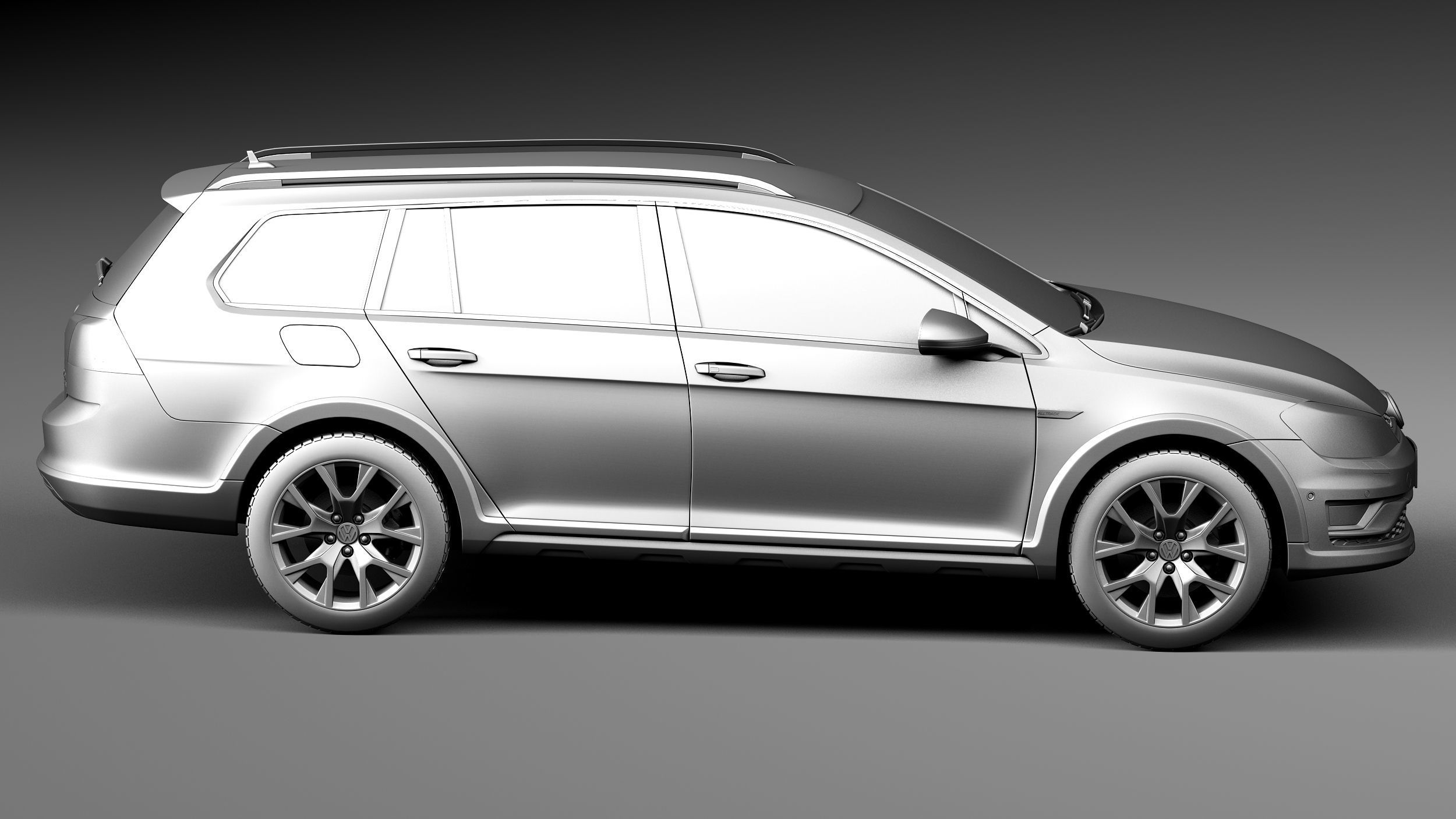 Volkswagen Golf Alltrack 2015 3D model_16