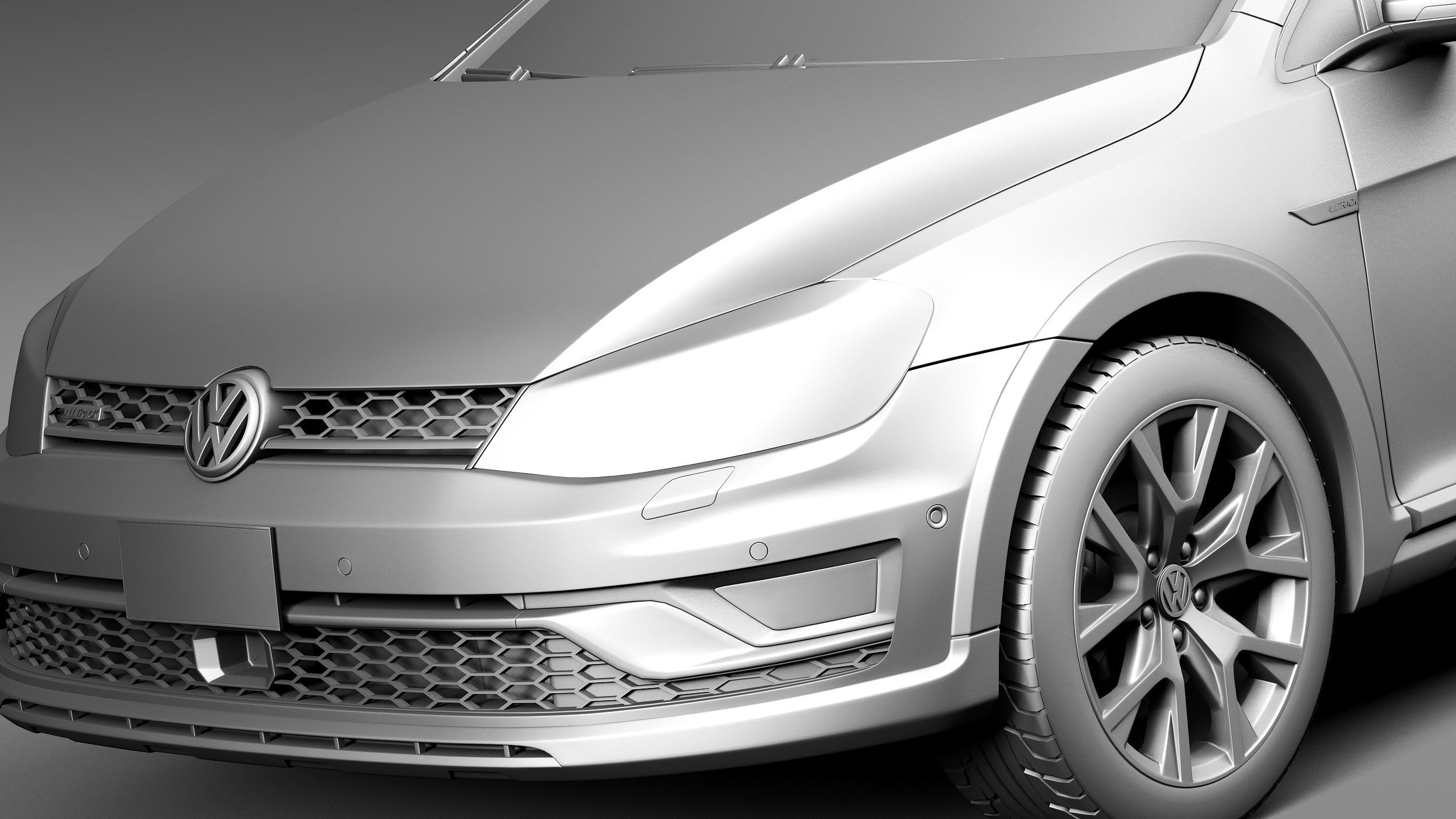 Volkswagen Golf Alltrack 2015 3D model_12