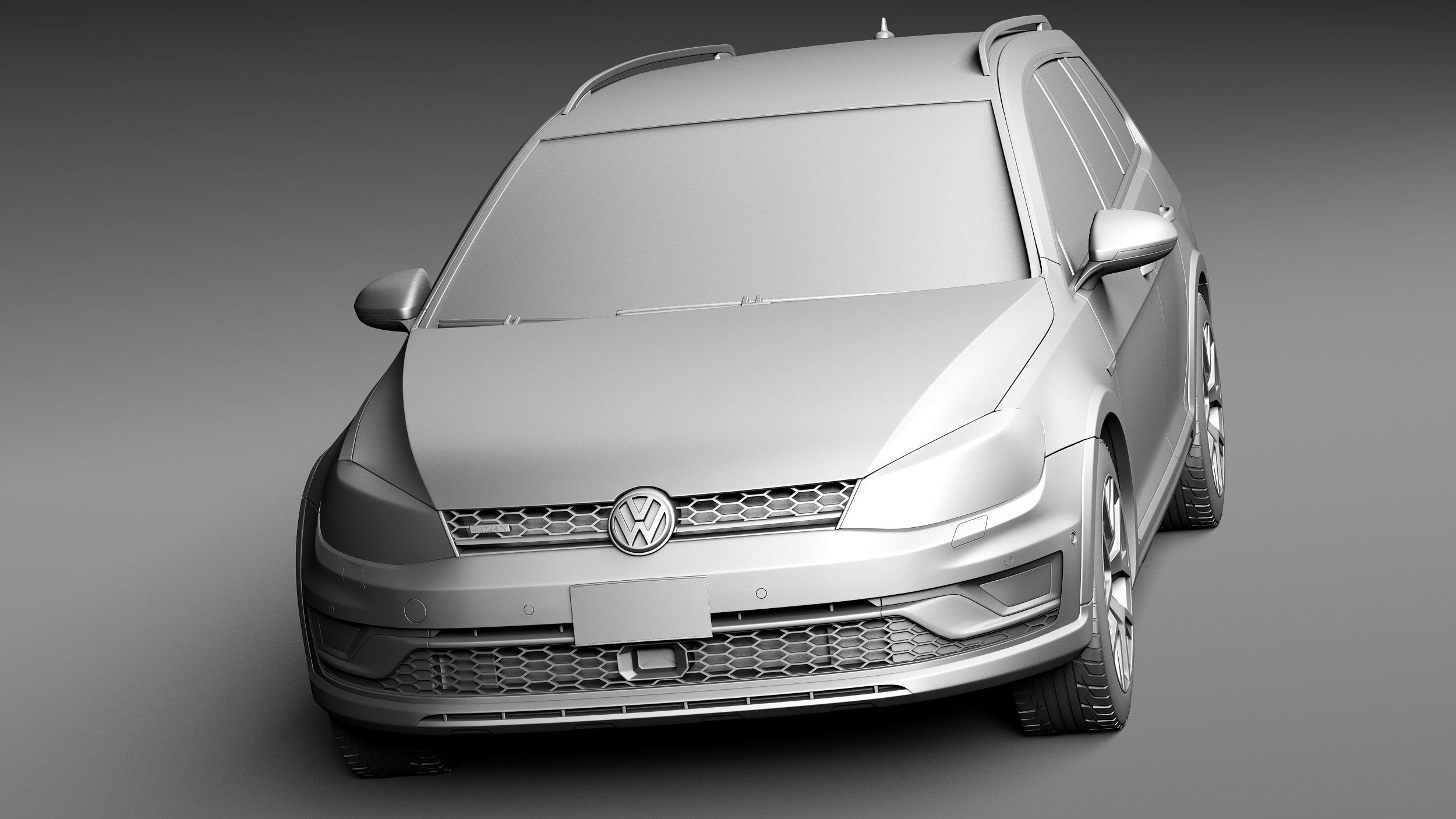 Volkswagen Golf Alltrack 2015 3D model_11