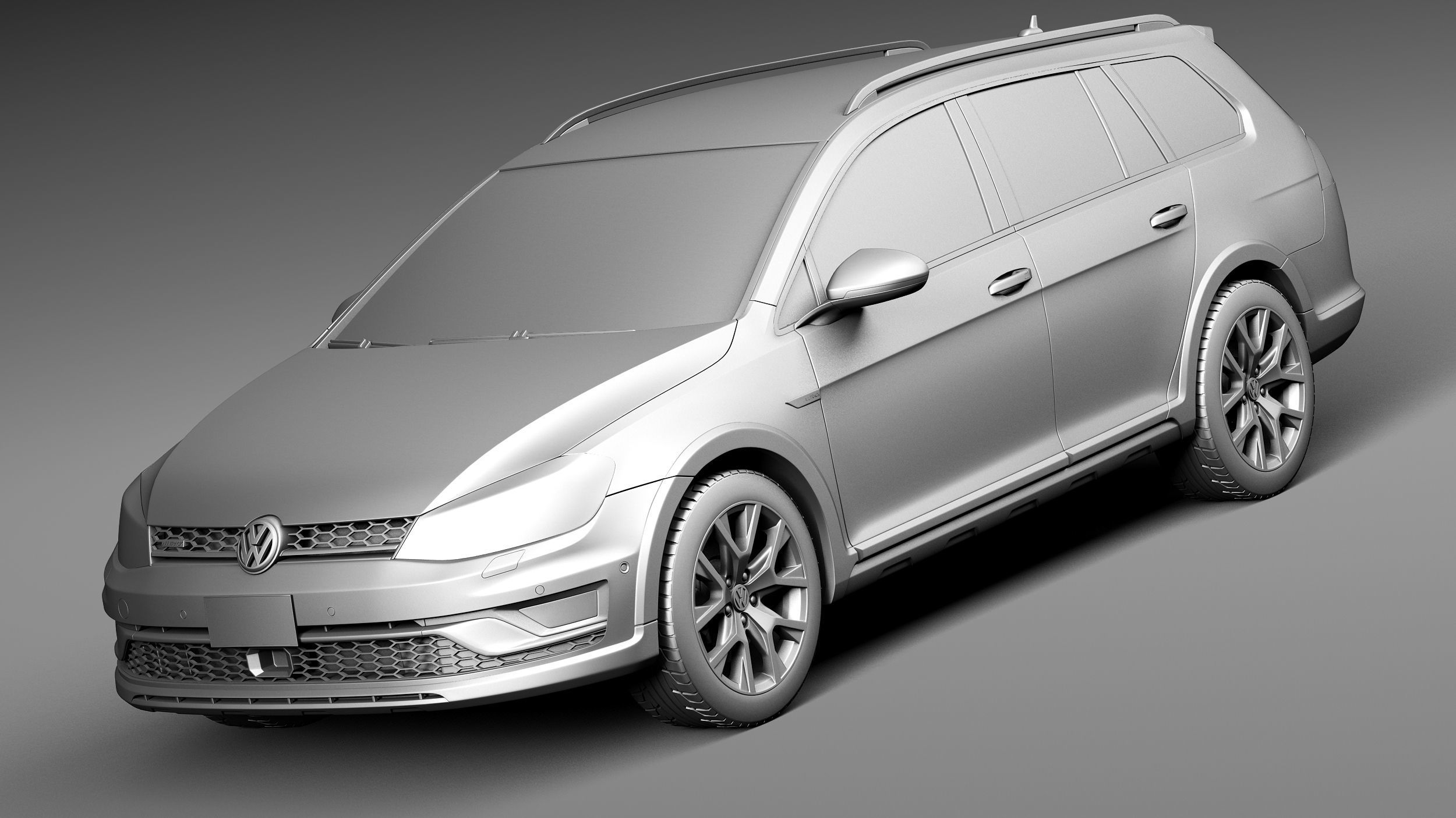 Volkswagen Golf Alltrack 2015 3D model_10