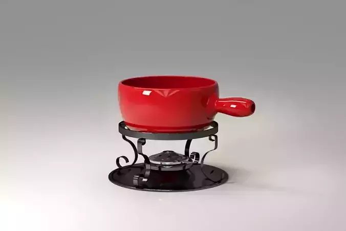 Fondue caquelon 3D model