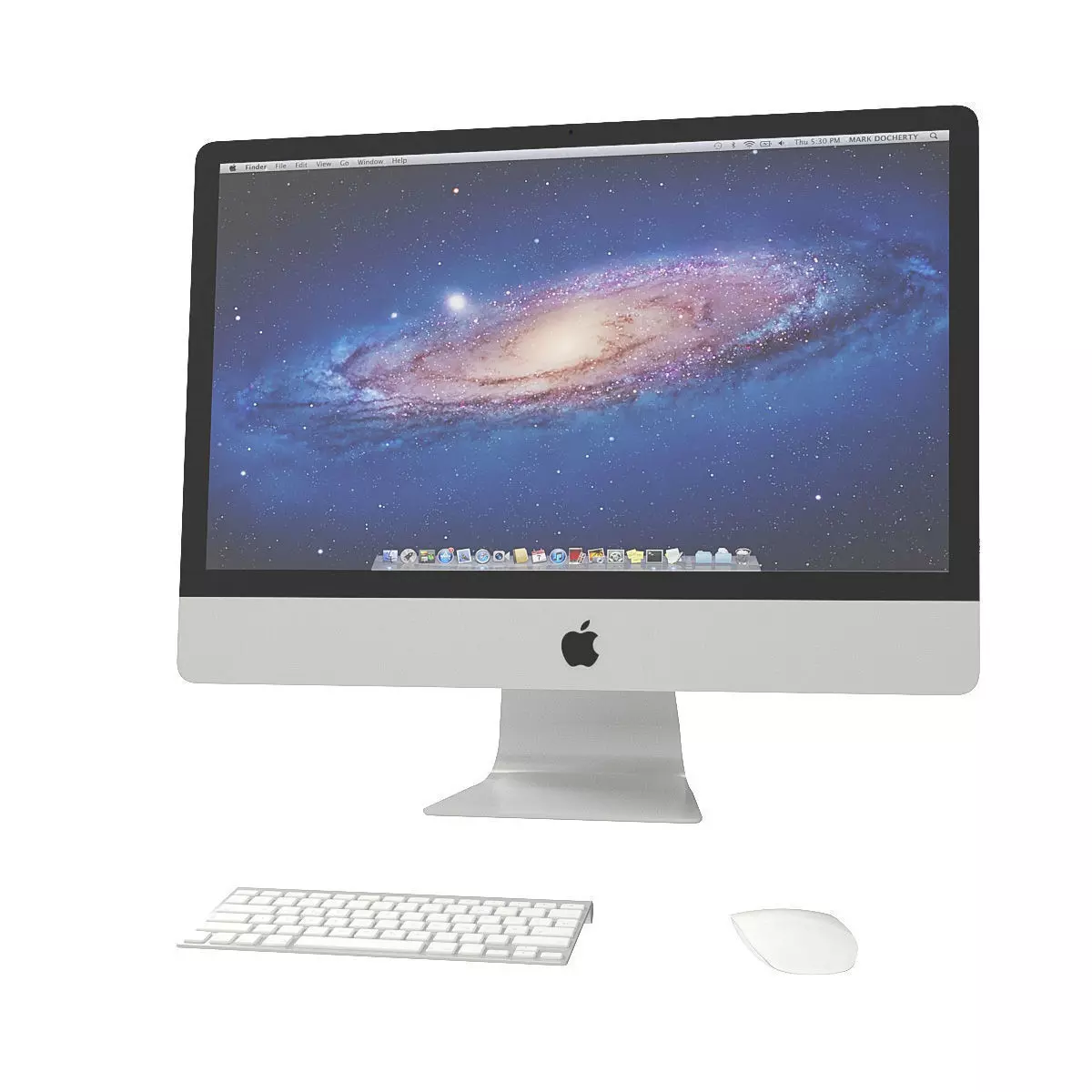 Apple iMac 3D model_0
