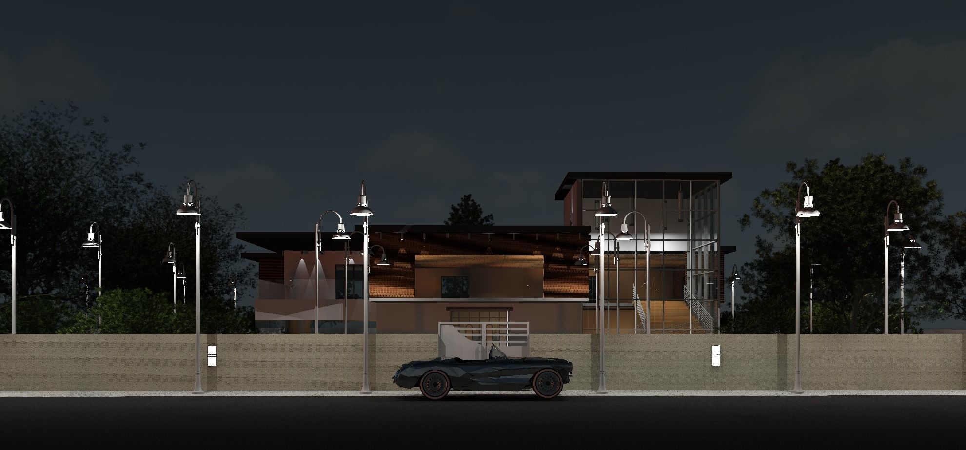 Modern House 3D model_4