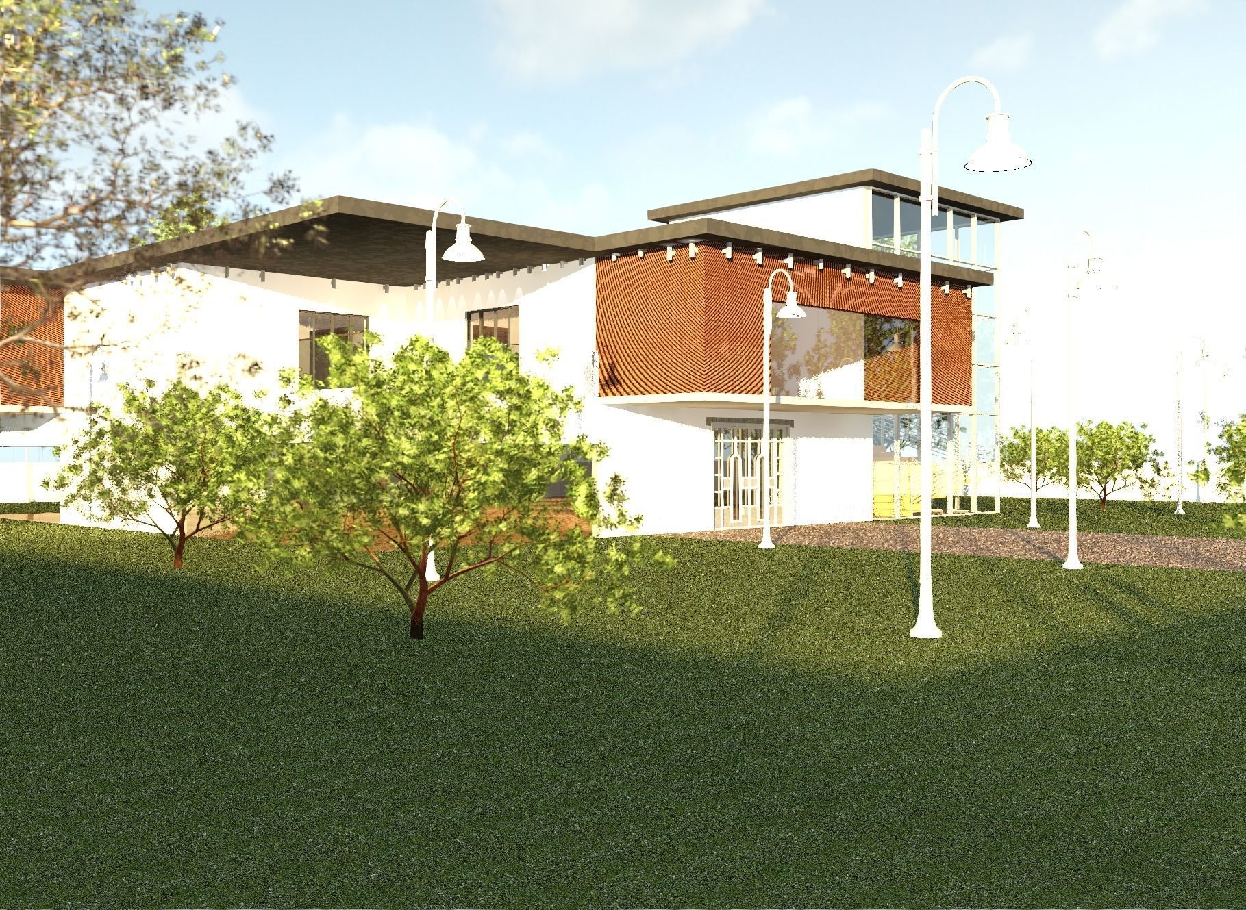Modern House 3D model_5