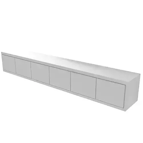 Sideboard wall unit with drawers 3D model