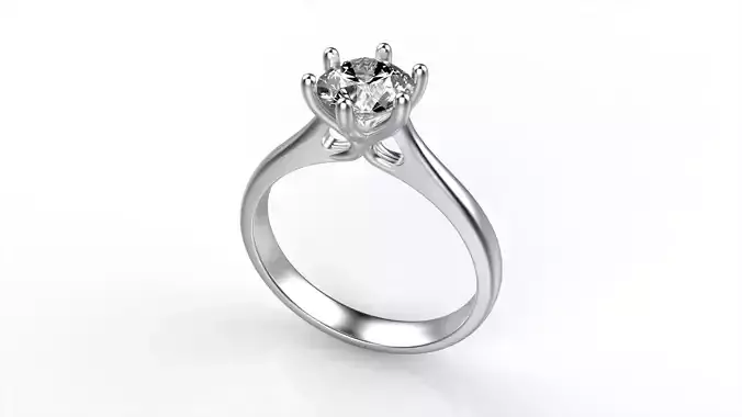 Round Diamond Ring All Size